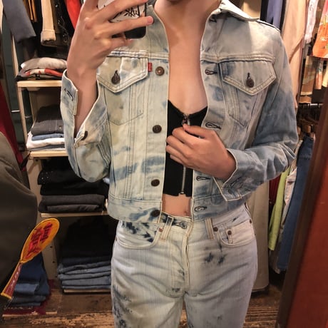 [USED]80's Levi's ブリーチデニム Lady's size