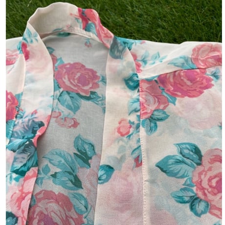 [USED] 花柄シースルーガウン  🌹