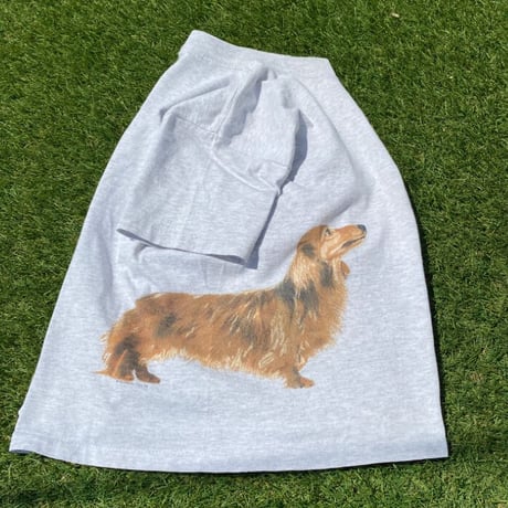 [USED] かわいっ❤️“Long haired Dachshund " Tee🐶