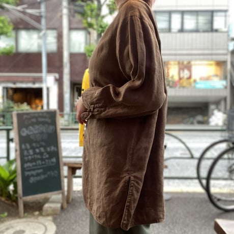 [USED] LINEN CHINA SHIRT