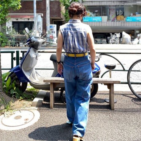 [USED] チェック　ノースリーブ シャツ
