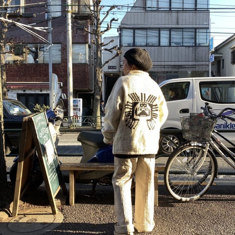 [USED] 南米 HAND MADE ざっくりニット 