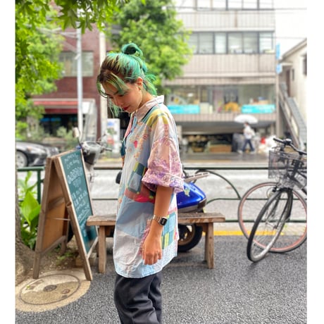 ［USED］パッチワーク風SHIRTS♡
