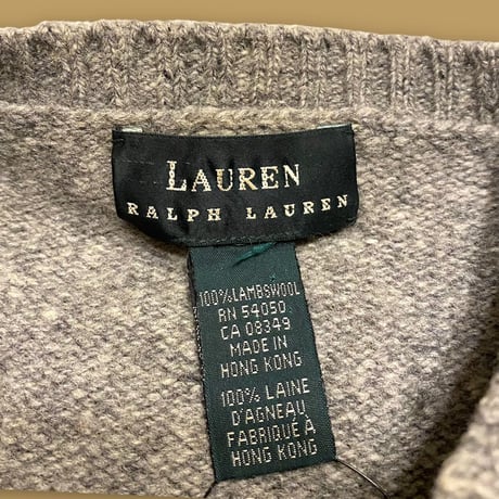 [USED] Ralph Lauren♡LAMBSWOOL シンプルニット