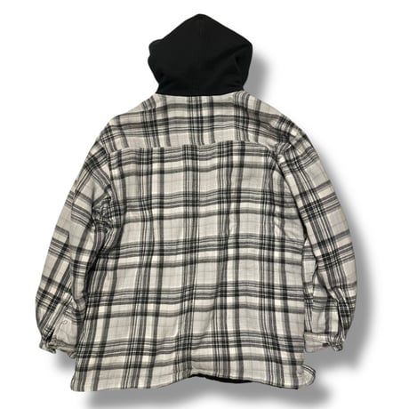 [USED] Dickies 綿入りフードネル BLK/GRY