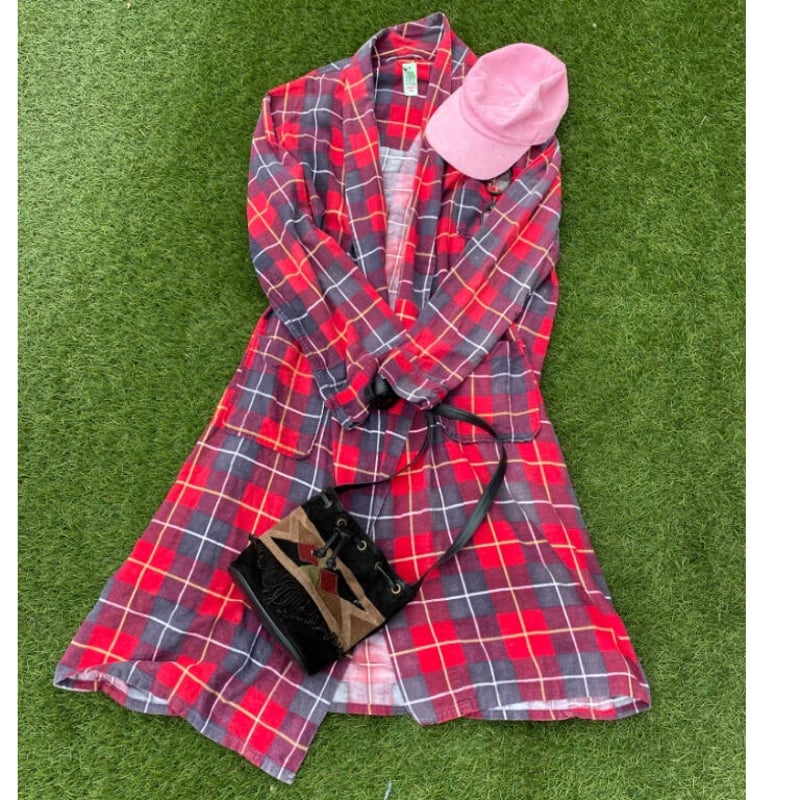 【中古】 伝説のガウン USED] vintage PRINTネル ガウン❤️ | garden730