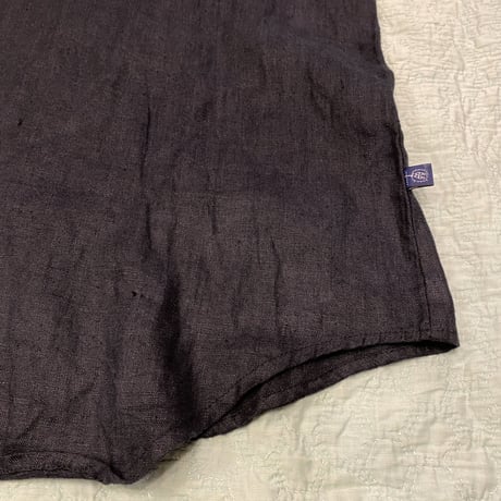 [USED] "Rockmount" リネンウエスタンシャツ(BLACK)