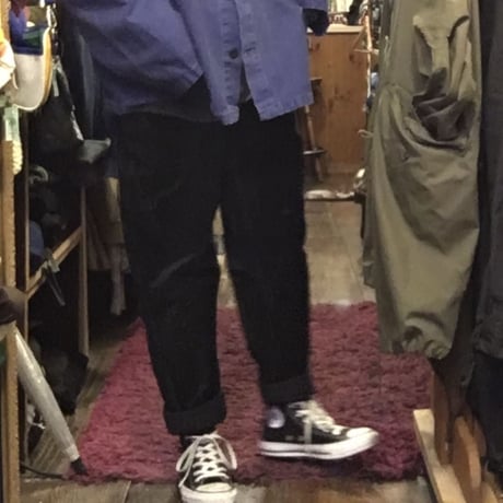 [USED] ベロア PANTS  BLACK