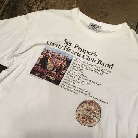 [USED] NICE PRINT  ♡  90's BEATLES "Sgt. Peppers"  Tee