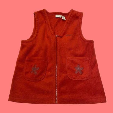 [USED] L.LBean GIRL’Sフリースベスト
