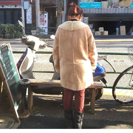 [USED]ぬくぬくかわいい☆フェイクムートンJKT