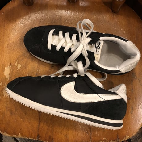 [USED] '97 NIKE  NYLON CORTEZ  BLK /WHT
