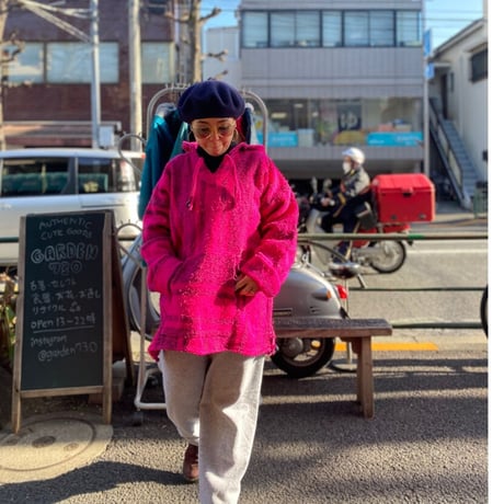 [USED] MEXICAN PARKA 💖NEON PINK/BLACK