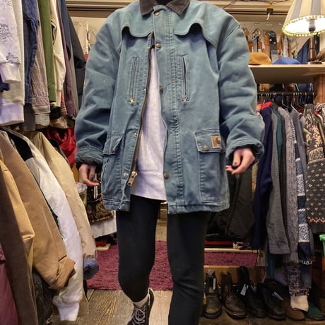 [USED] Carhartt グリーンカラーJKT