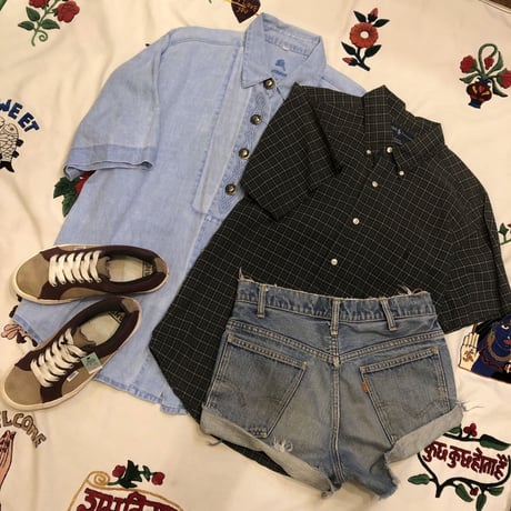 [USED]  折柄入り♡EURO リネンshirts jkt