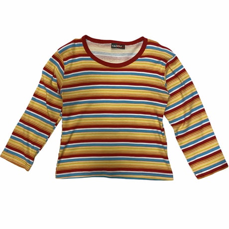 [USED] CANDY COLOR ボーダーTee🍭