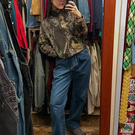 [USED] real tree camo mini zip フリース JKT