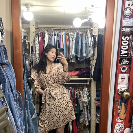 [USED]see by chloe レオパード シャツ ワンピース♡