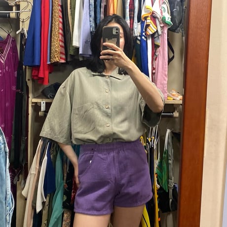 [USED]cotton PURPLE ショーツ💜