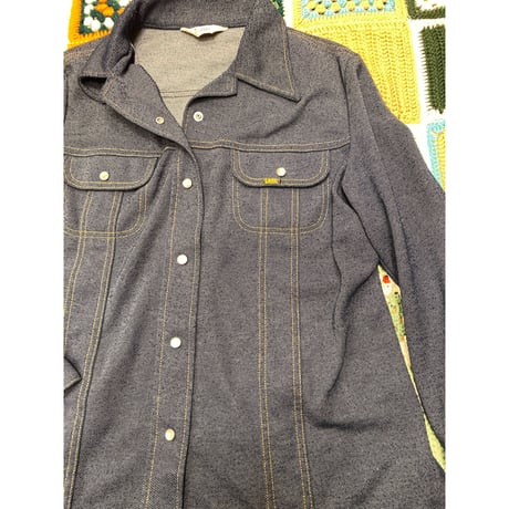 [USED] Lee DENIM風 POLYシャツ