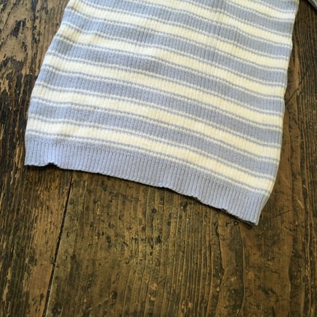 [USED]  ちびサイズ♡ マルチボーダー S/S ニット