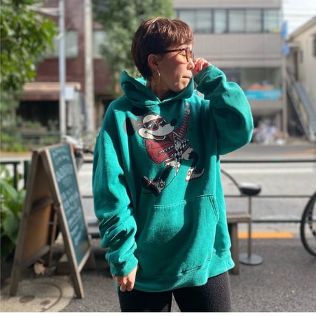 [USED] 90's RUSSELL  MickeyプリントPARKA