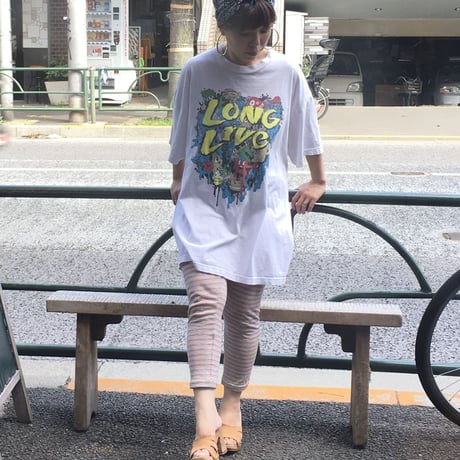 [USED] カラフルボーダーレギンス