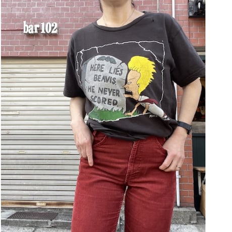 [USED] BEAVIS AND BUTT-HEADプリントTシャツ
