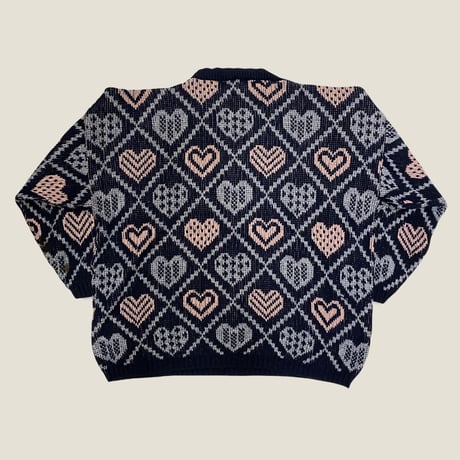 [USED] made in U.S.A. HEART ACRYL KNIT♡