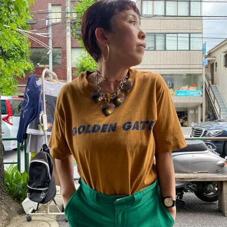 [USED] 90's GORDEN GATE  SHOP ロゴ Tee