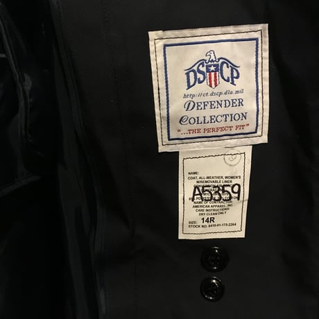[DEAD STOCK] US NAVY ライナー付き トレンチコート