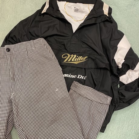 [USED] ''Miller Genuine Draft'' ナイロンプルオーバー！