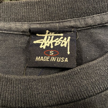[USED] GOOD PRINT!  STUSSY made in U.S.A.  ドラゴンTee