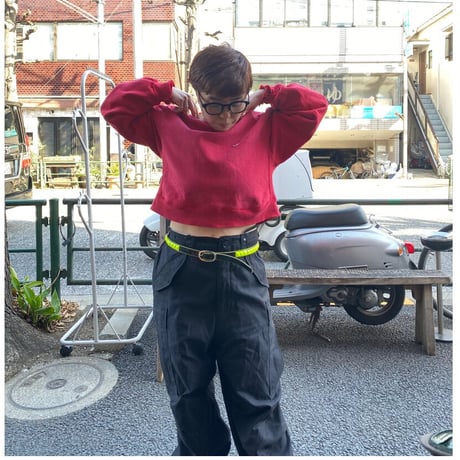 [USED]ショート丈90’schampionリバースSWEAT！