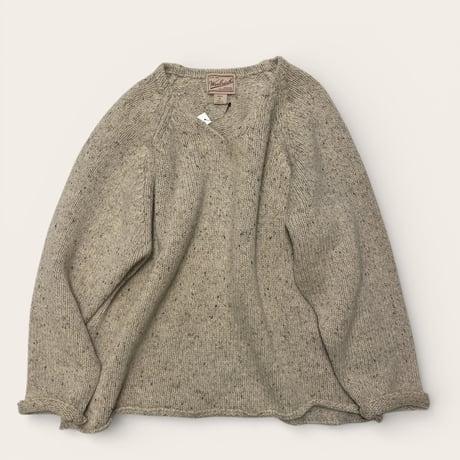 [USED] Wool Rich Vネックネップニット