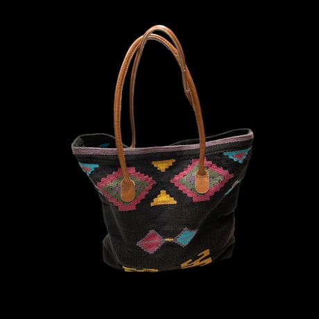 [USED] BLACK ラグ TOTE BAG