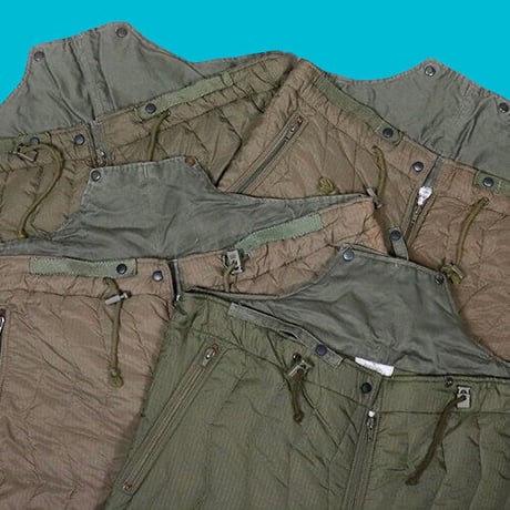 [USED] ドイツ軍  キルティング OVER PANTS