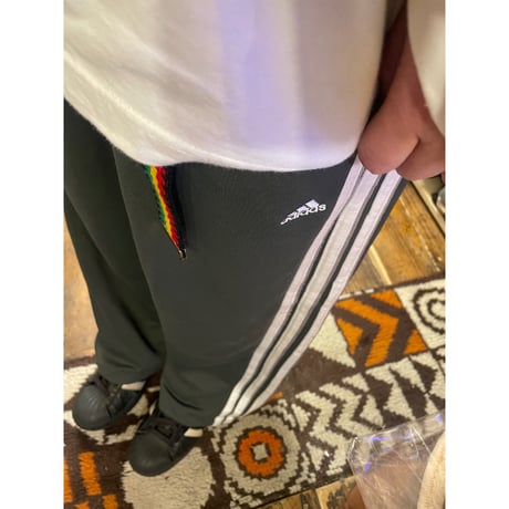[USED] '08 adidas トラック パンツ GREY 40×25inch