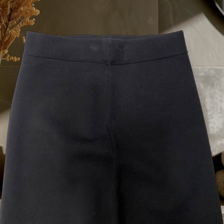 [USED]リブ SLIT BLACK スカート