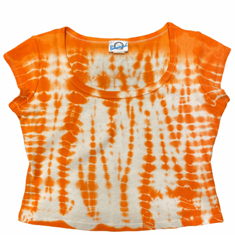 [USED] CROPPED TIE-DYE Tee🧡