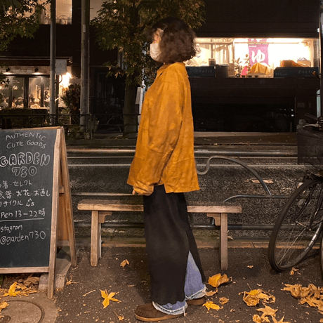 [USED] スエードレザーシャツ