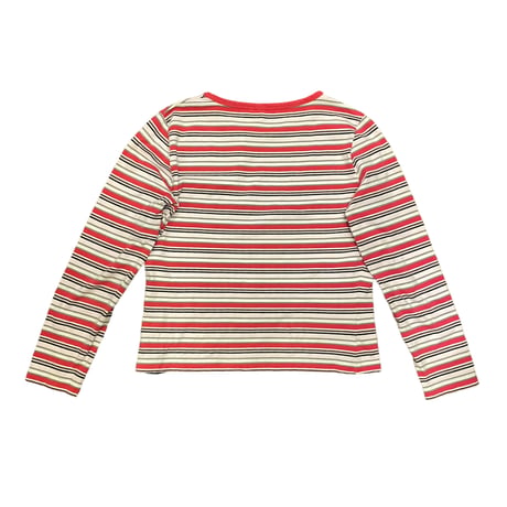 [USED] good colorボーダーロンT