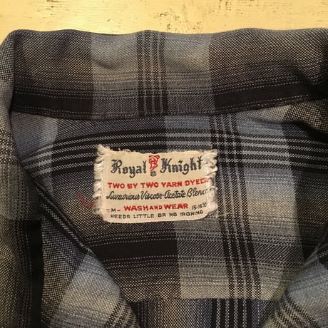 [USED]Royal Knight 60's vintage レーヨンシャツ