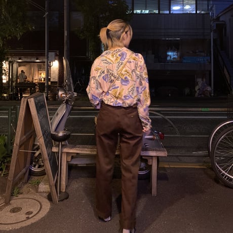[USED] "Pineapple Juice" RAYON ALOHA SHIRT🌴