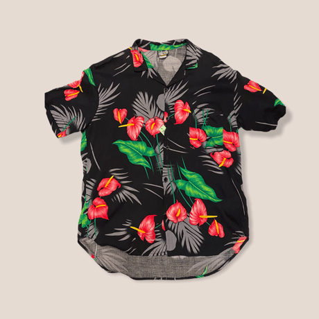 [USED] OLD HAWAII レーヨン アロハ made in USA🌺