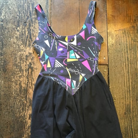 [USED] 80’s エアロビ風 サロペット