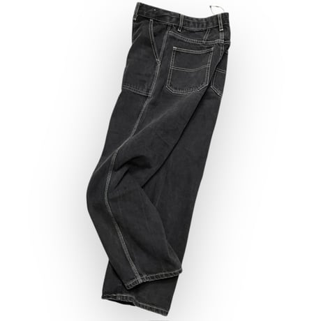 [USED] ブラック デニム ペインター パンツ