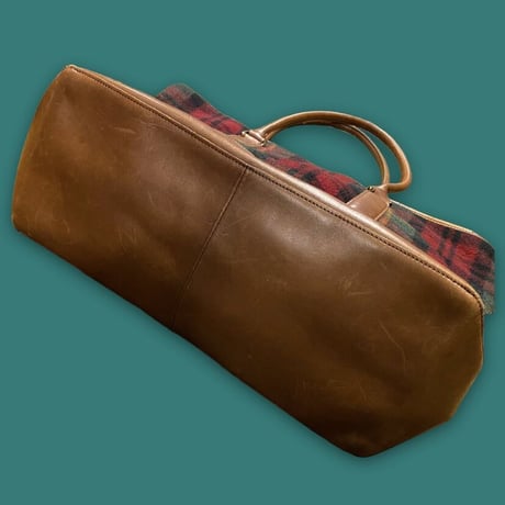 [USED] L.L.Bean TOTE BAG WOOL& レザー
