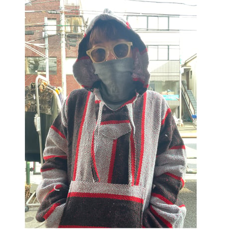 [USED] MEXICAN PARKA ( RED / BLK / WHT / L）