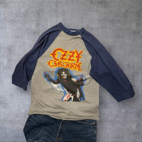 [USED] Vintage "Ozzy Osbourne" ラグラン　Tee
